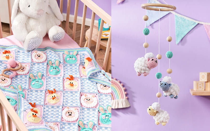 6 super patrons de crochet pour la chambre de bébé 6 super patrons de crochet pour la chambre de bébé