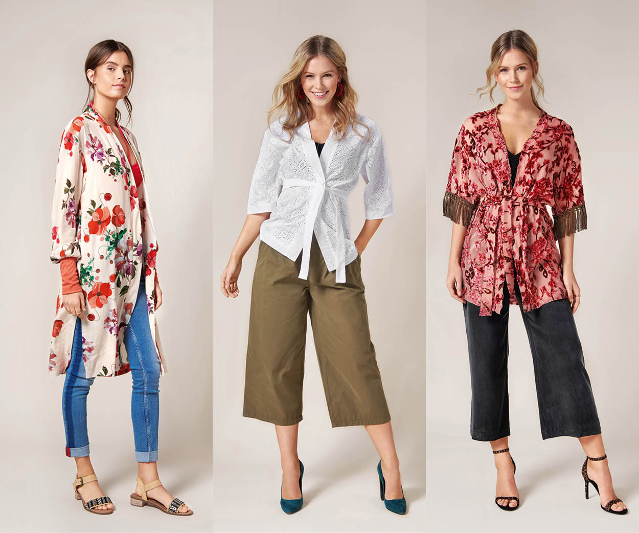 Élégance facile avec les kimonos Élégance facile avec les kimonos