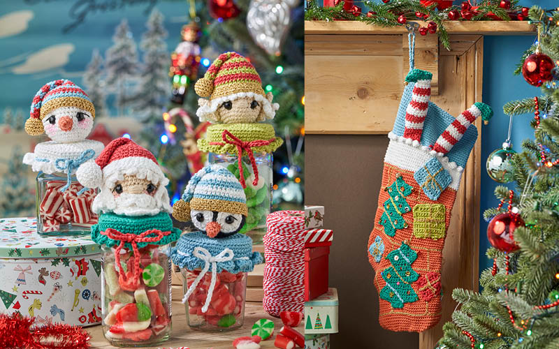 Idées de décorations de Noël amusantes au crochet