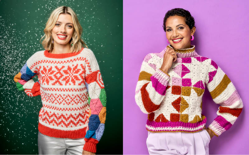 Revisitez la tradition du pull de No&euml;l au crochet !