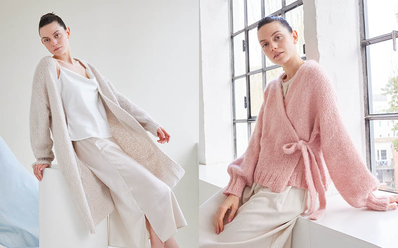 8 patrons de tricot homewear en fils de luxe : douceur et &eacute;l&eacute;gance pour l&rsquo;automne