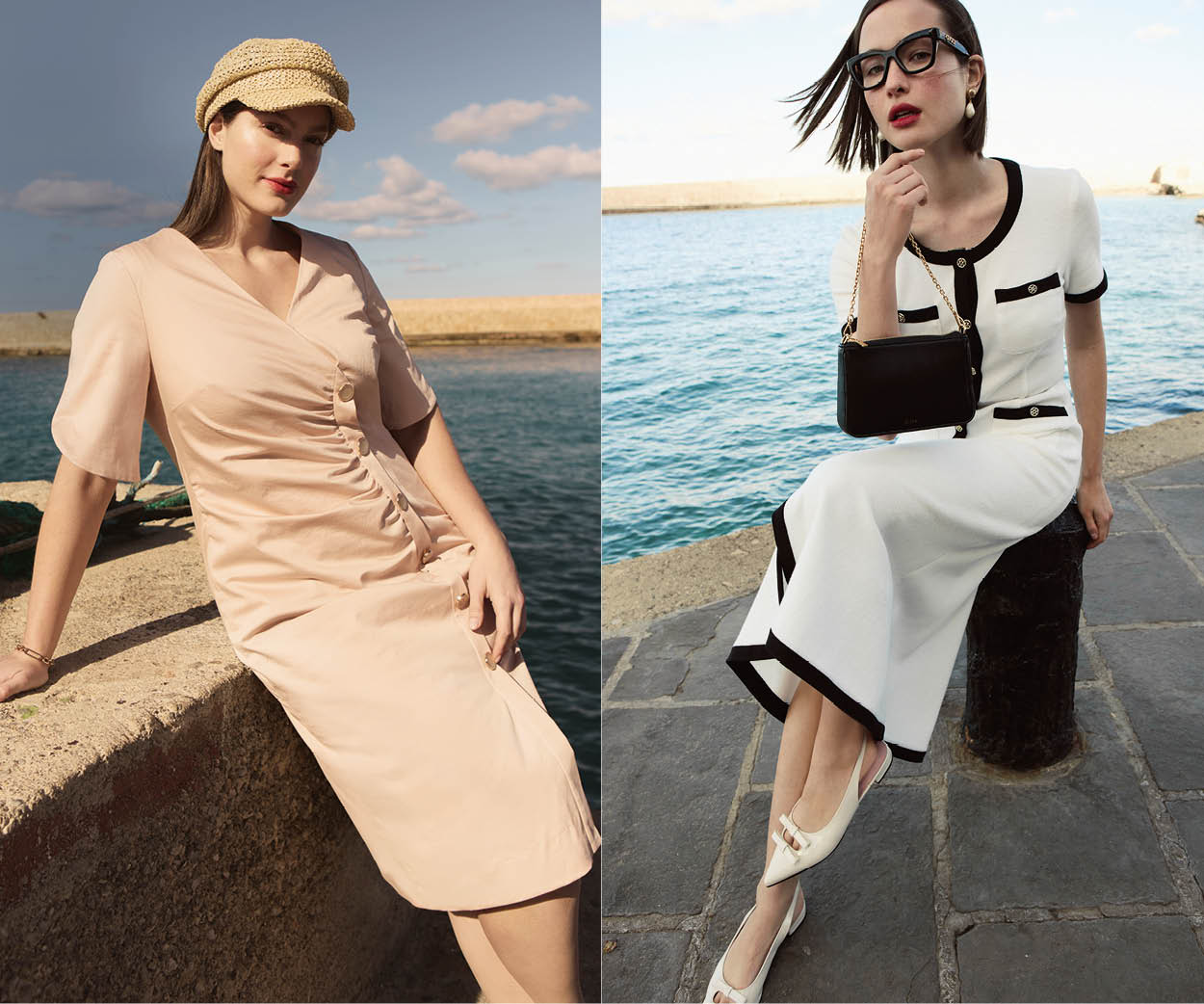 Promenade en bord de mer, le chic fran&ccedil;ais &agrave; coudre