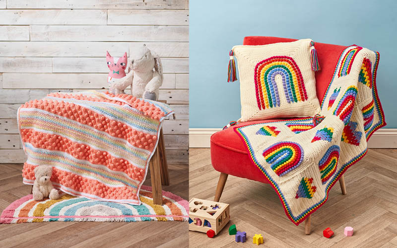Une déco au crochet ludique et sensorielle pour les tout-petits