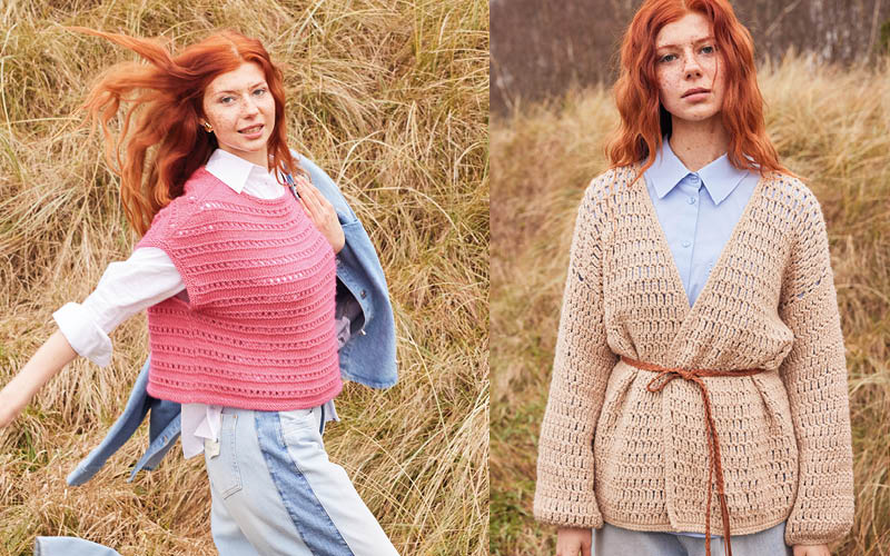 Des modèles de tricot et crochet pour une totale détente estivale Des modèles de tricot et crochet pour une totale détente estivale