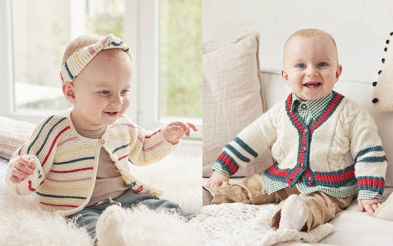 Tricot layette pour b&eacute;b&eacute; chic