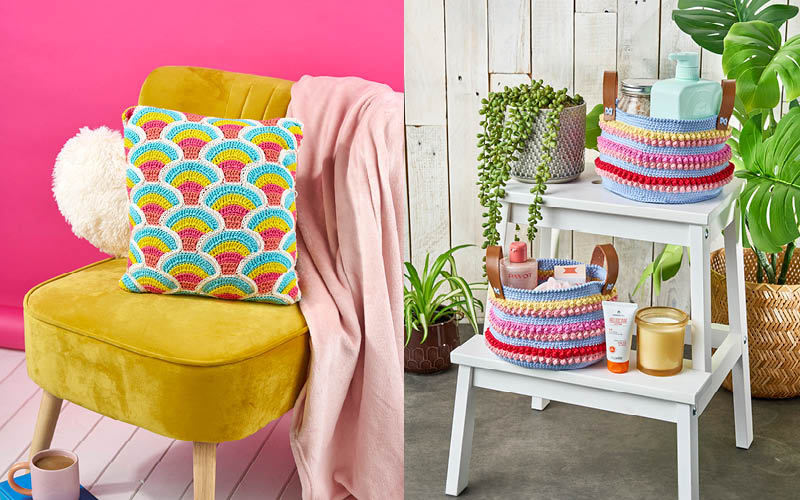 Des patrons de crochet pour une décoration colorée Des patrons de crochet pour une décoration colorée