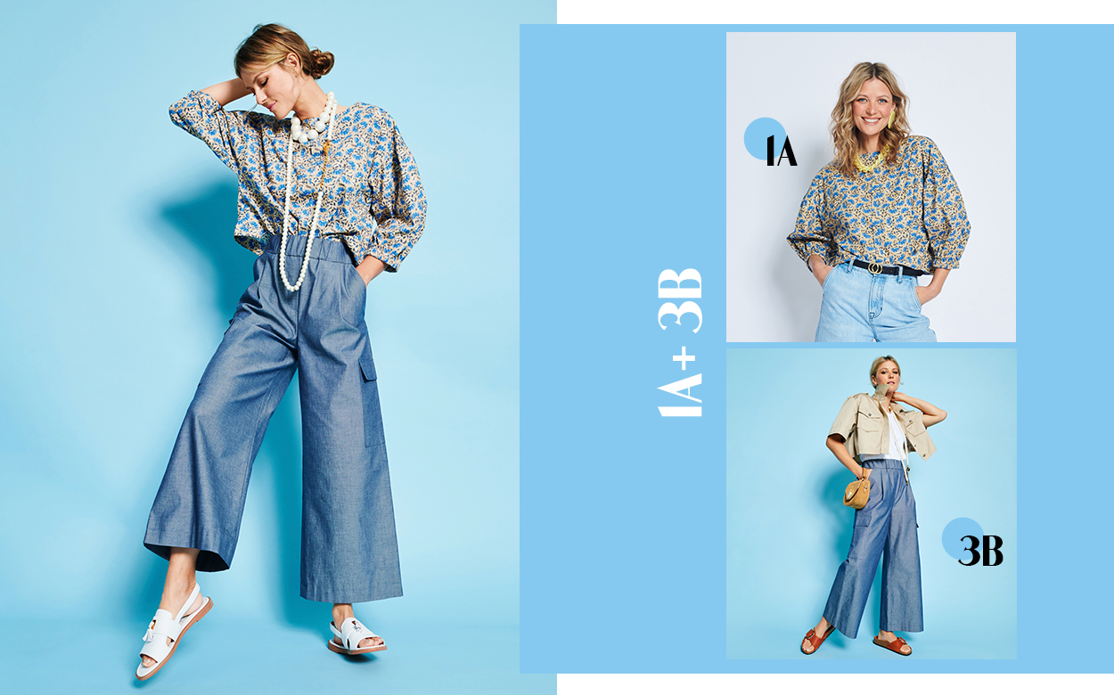 Casual Trendy: modellen 1A + 3B