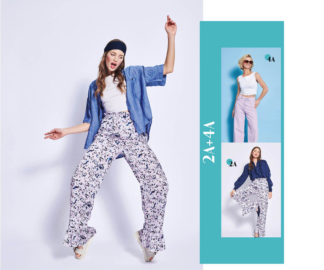 Fraîcheur bohème : modèles 4A + 2A Fraîcheur bohème : modèles 4A + 2A