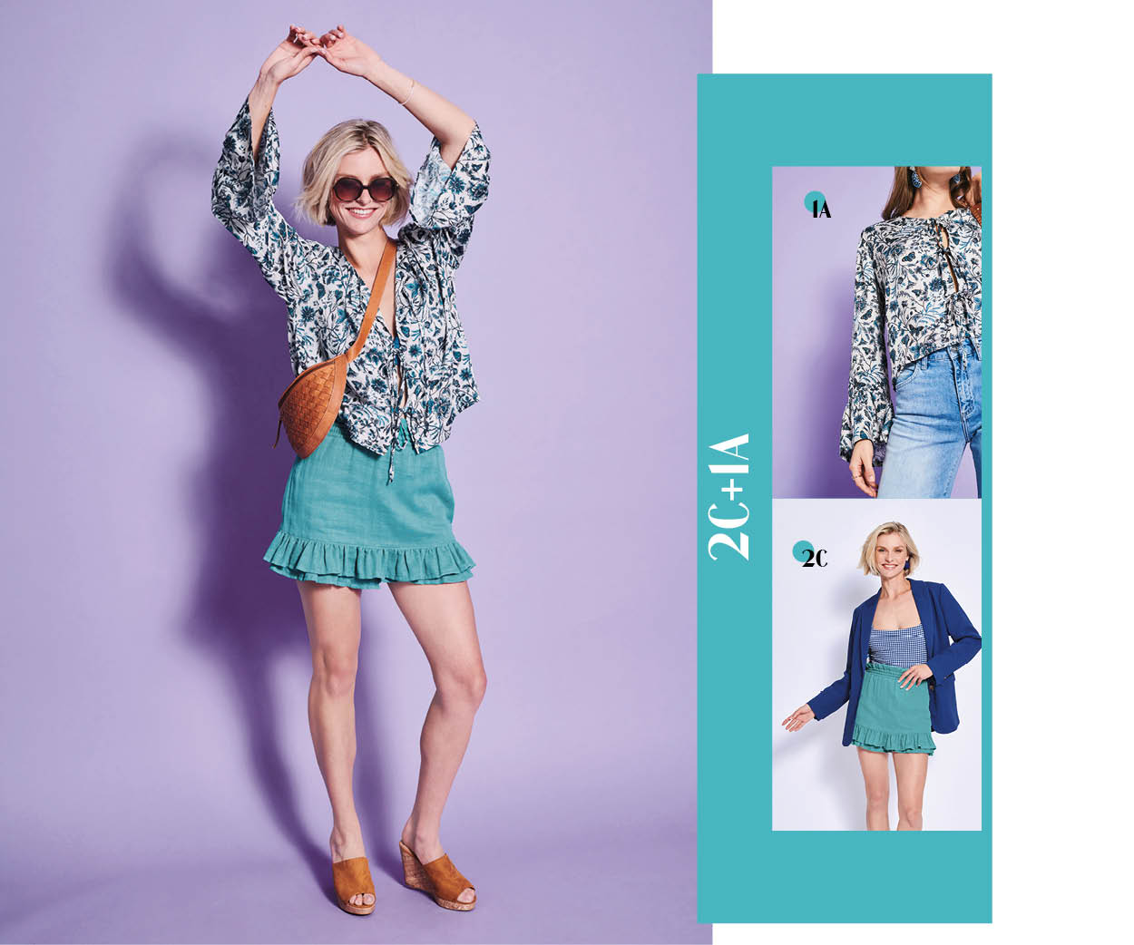 Le duo à coudre cool et chic : modèles 1A + 2B Le duo à coudre cool et chic : modèles 1A + 2B