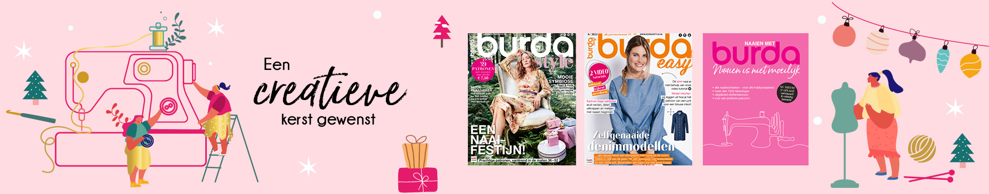 Een creatieve kerst gewenst