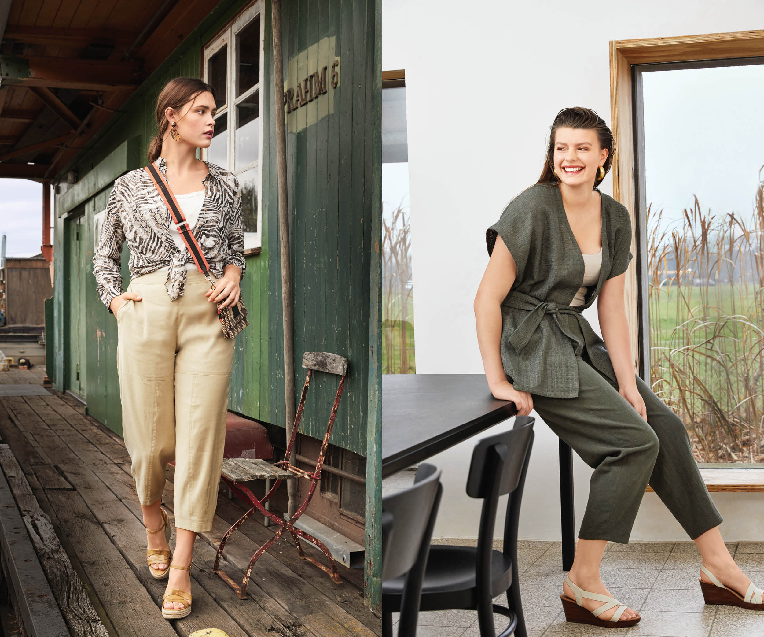 Pantalon barrel et gilet sans manches : un vestiaire utilitaire et chic Pantalon barrel et gilet sans manches : un vestiaire utilitaire et chic