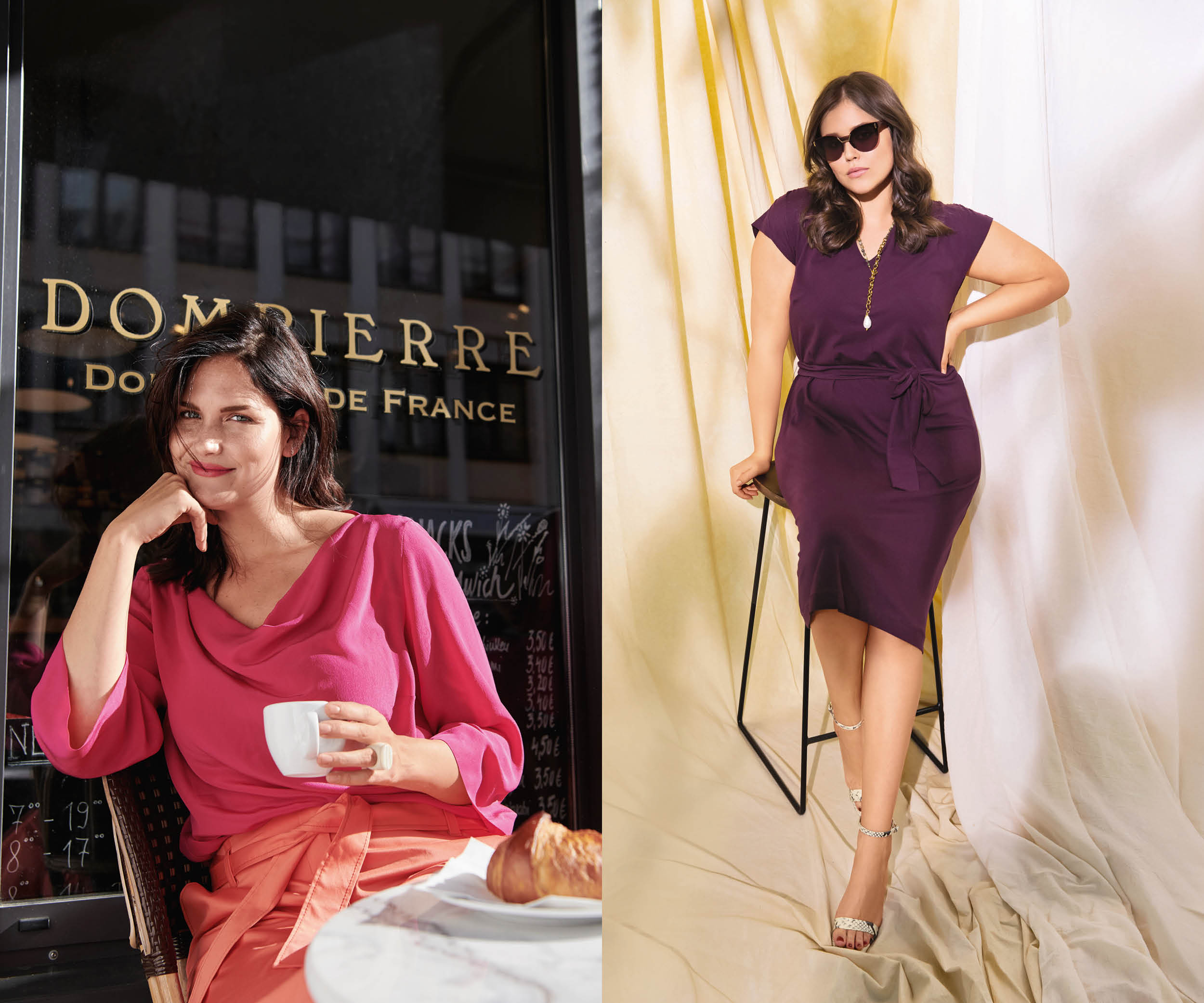 À coudre : une blouse à encolure cascade et une robe séduisante À coudre : une blouse à encolure cascade et une robe séduisante