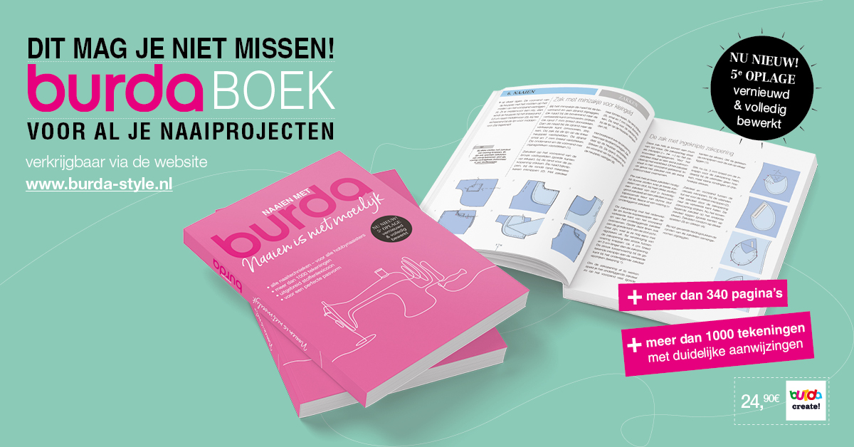 Burda boek 5e oplage: naaien is niet moeilijk
