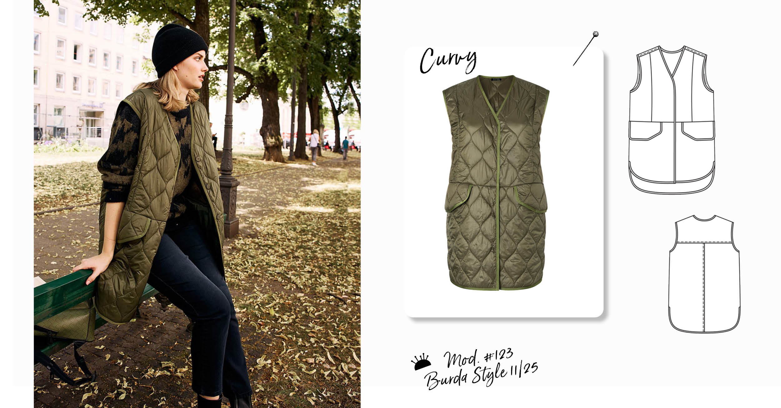 Mode curvy : esprit utilitaire chic Mode curvy : esprit utilitaire chic