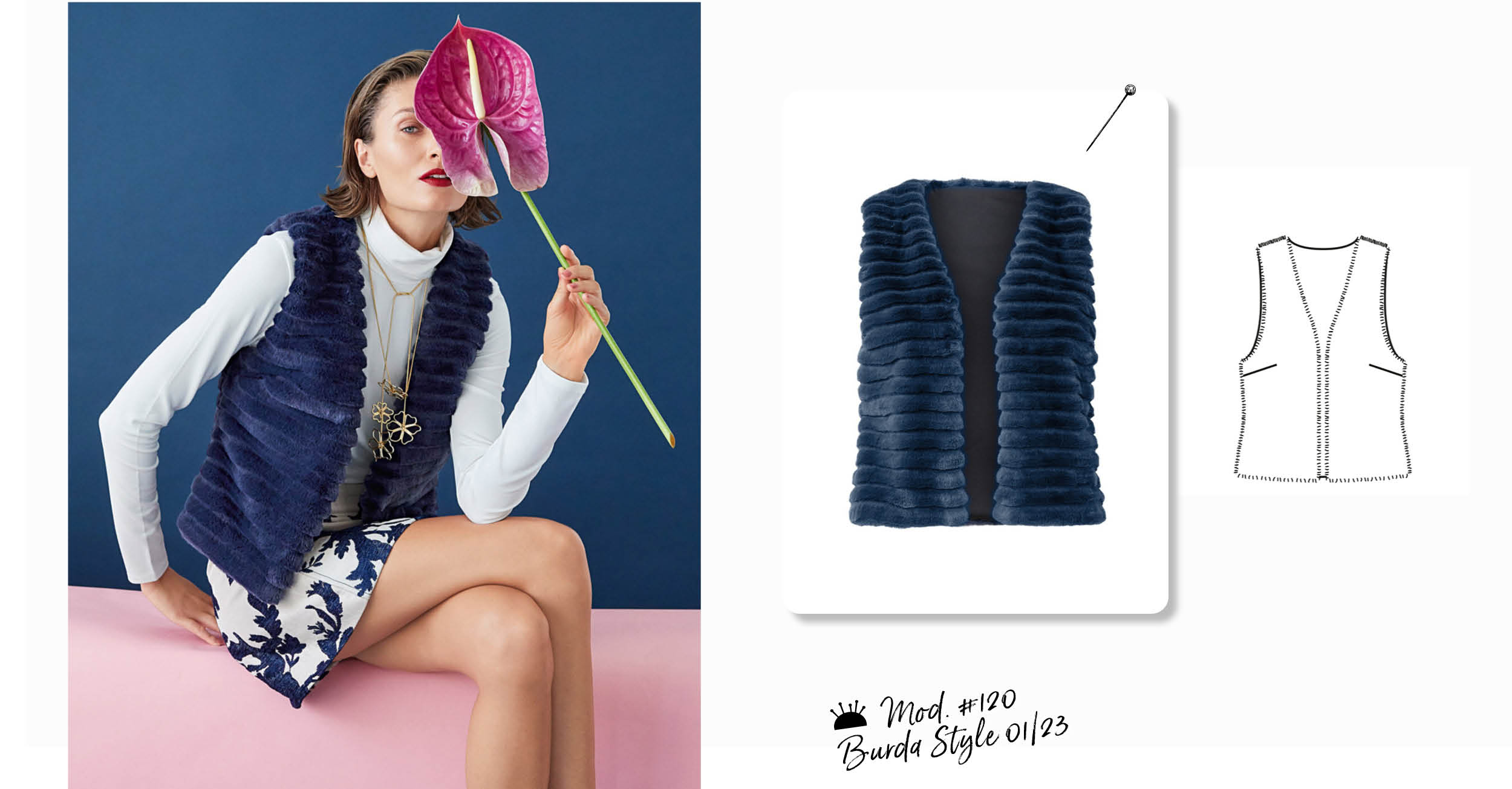 Le gilet en fausse fourrure, la pièce couture tendance et facile à coudre Le gilet en fausse fourrure, la pièce couture tendance et facile à coudre
