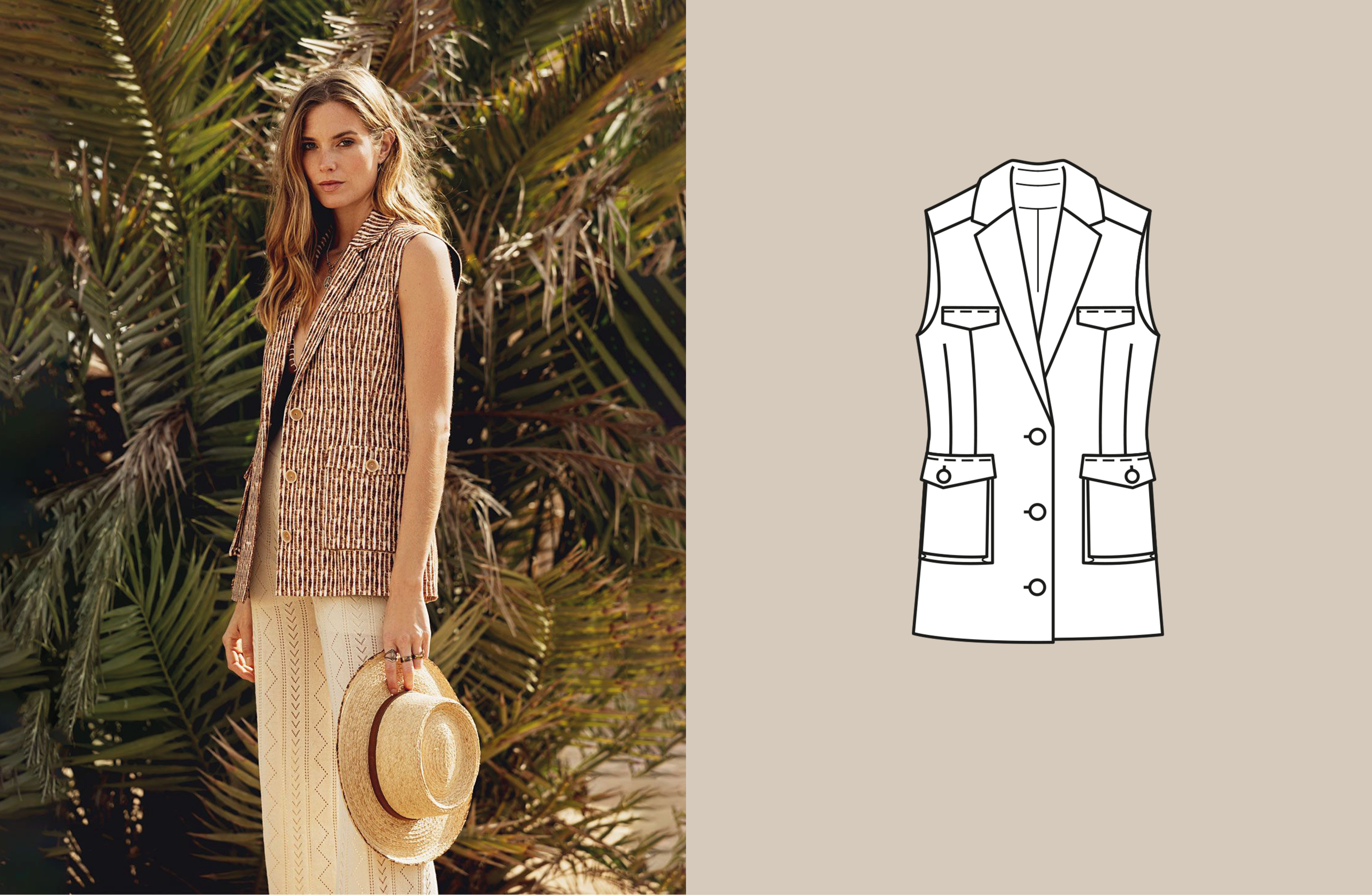 Gilet #102 | Burda Style 04/23
