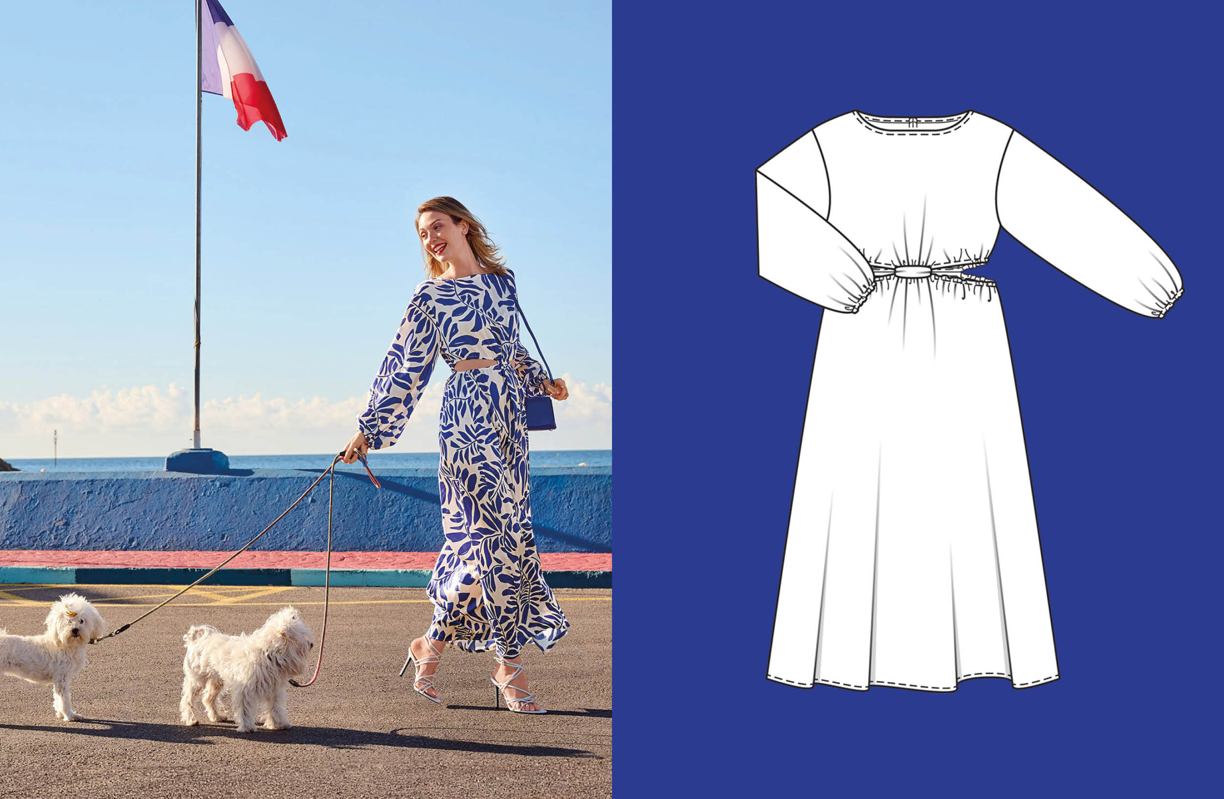 Maxi-jurk #106| viscose | burda style 05/24