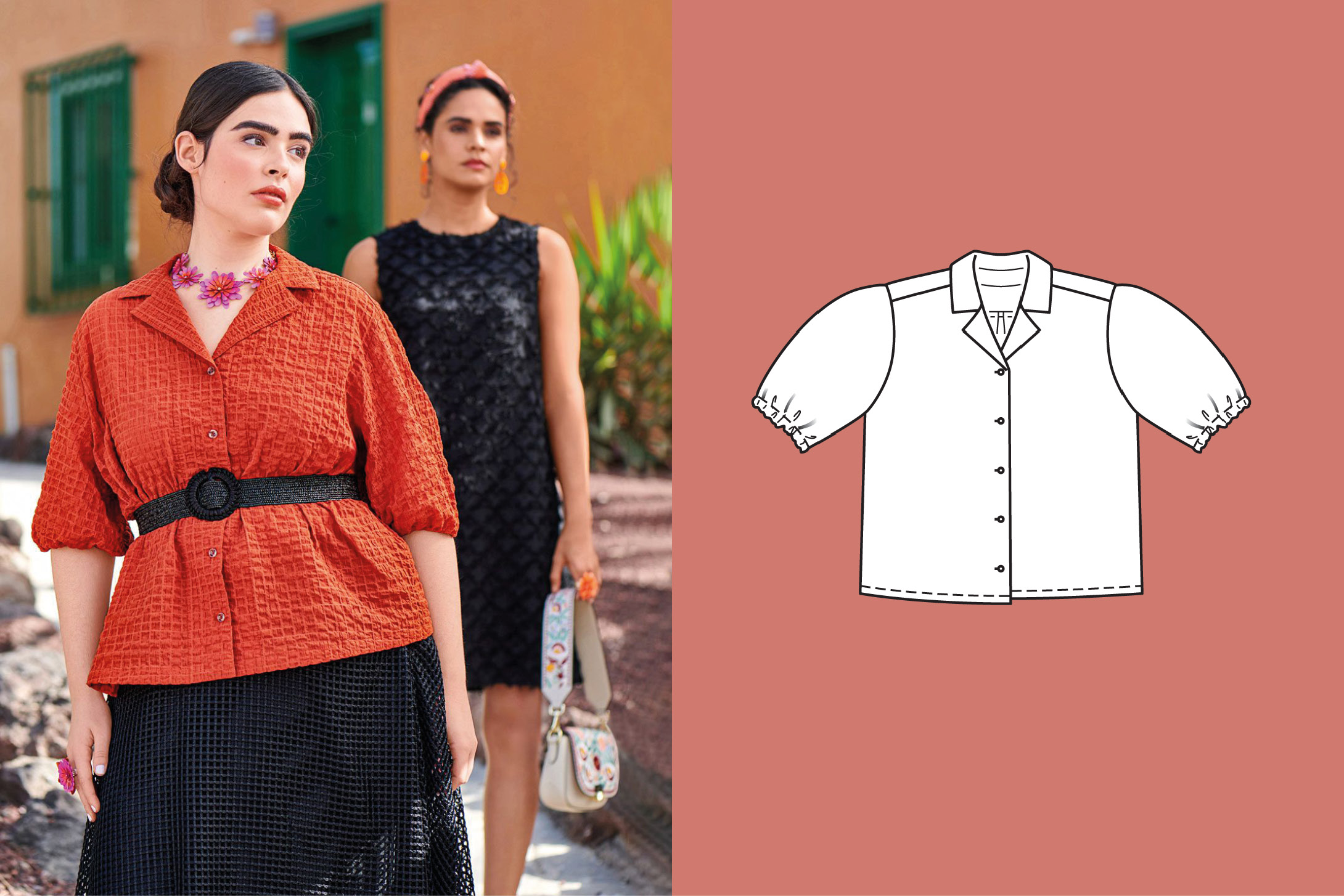 Blouse #115| katoenen | burda style 07/24