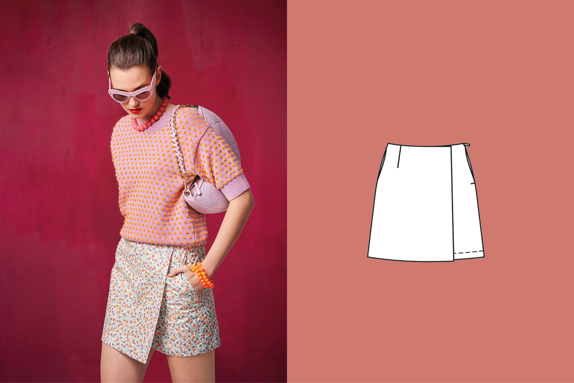 Broekrok #115| katoen | burda style 04/25