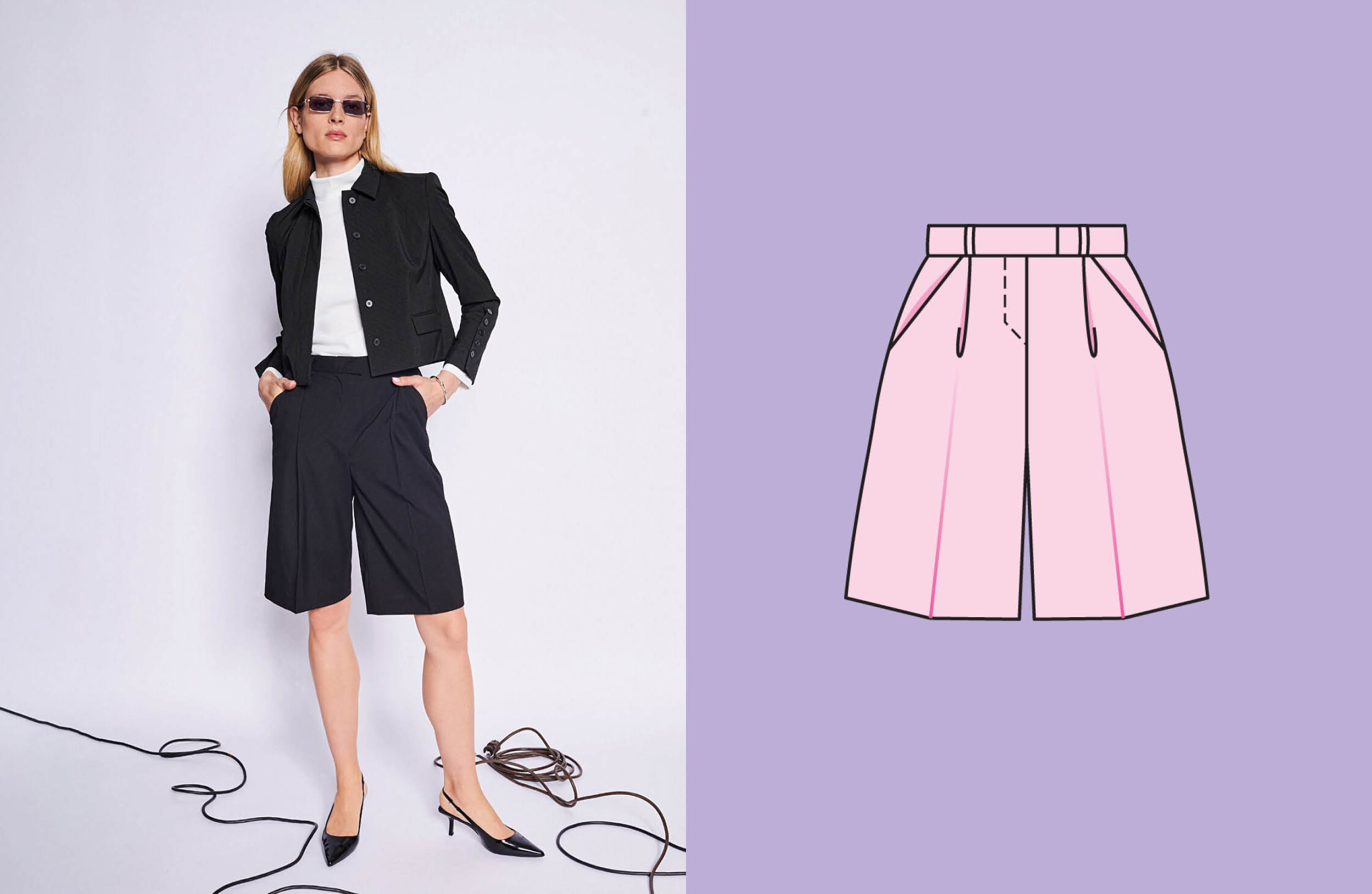 Bermuda #116| technostretch | burda style 02/25 Bermuda #116| technostretch | burda style 02/25