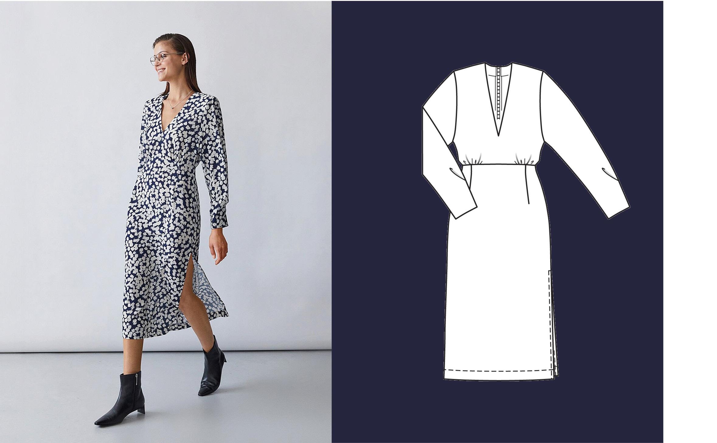 Jurk #112 | polyester | burda style 11/25 Jurk #112 | polyester | burda style 11/25