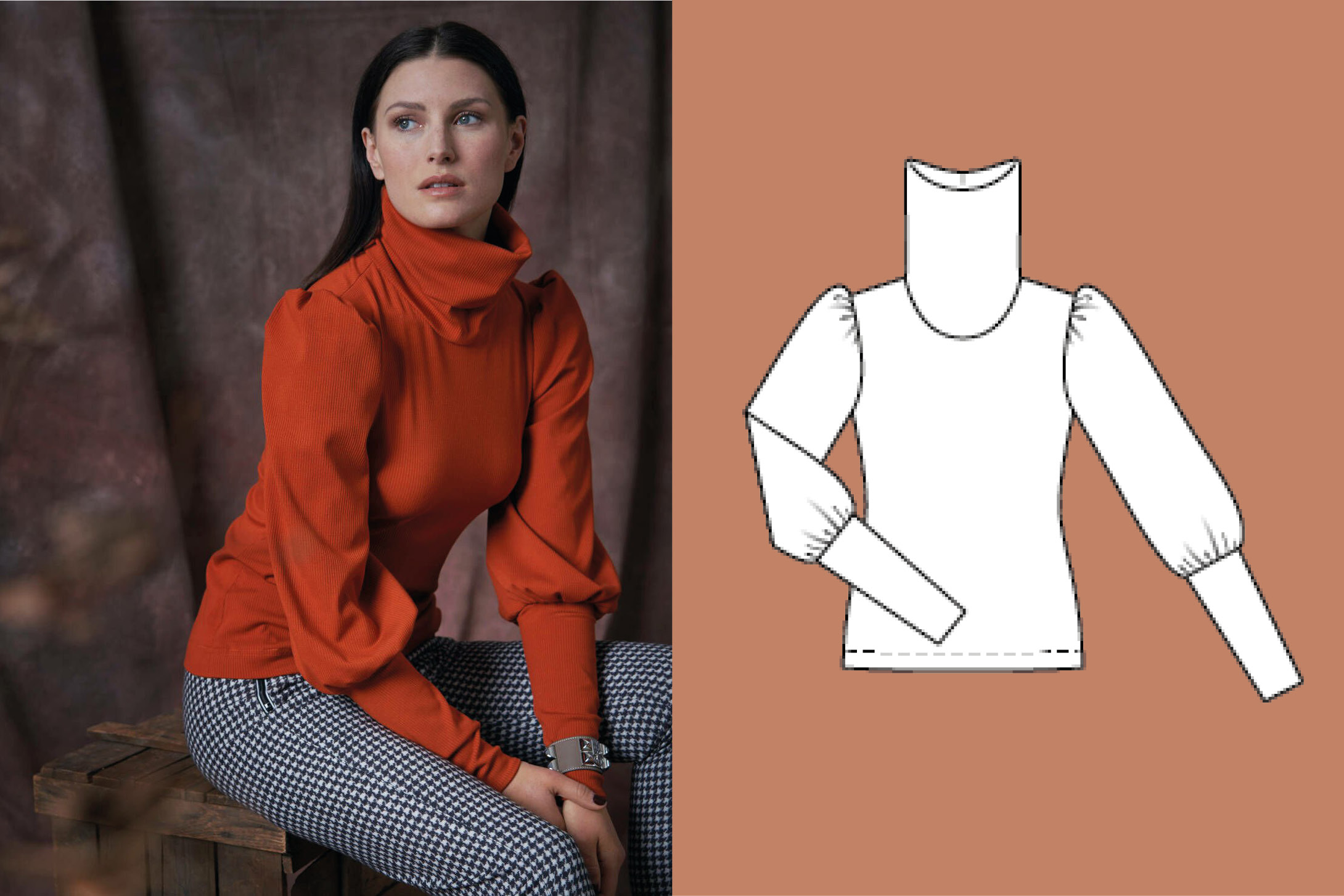 Trui #112 | viscose | burda style 10/2021 Trui #112 | viscose | burda style 10/2021